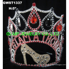 Personalizado pageant coroa tiaras